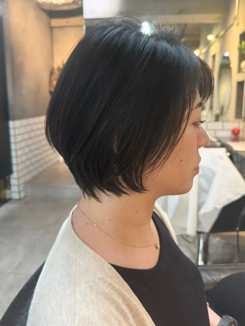 ショート カラー ハイライトカラー ハイライト 髪質改善 ショートヘア 縮毛矯正 内藤 宏紀 tidasmileのヘアスタイル