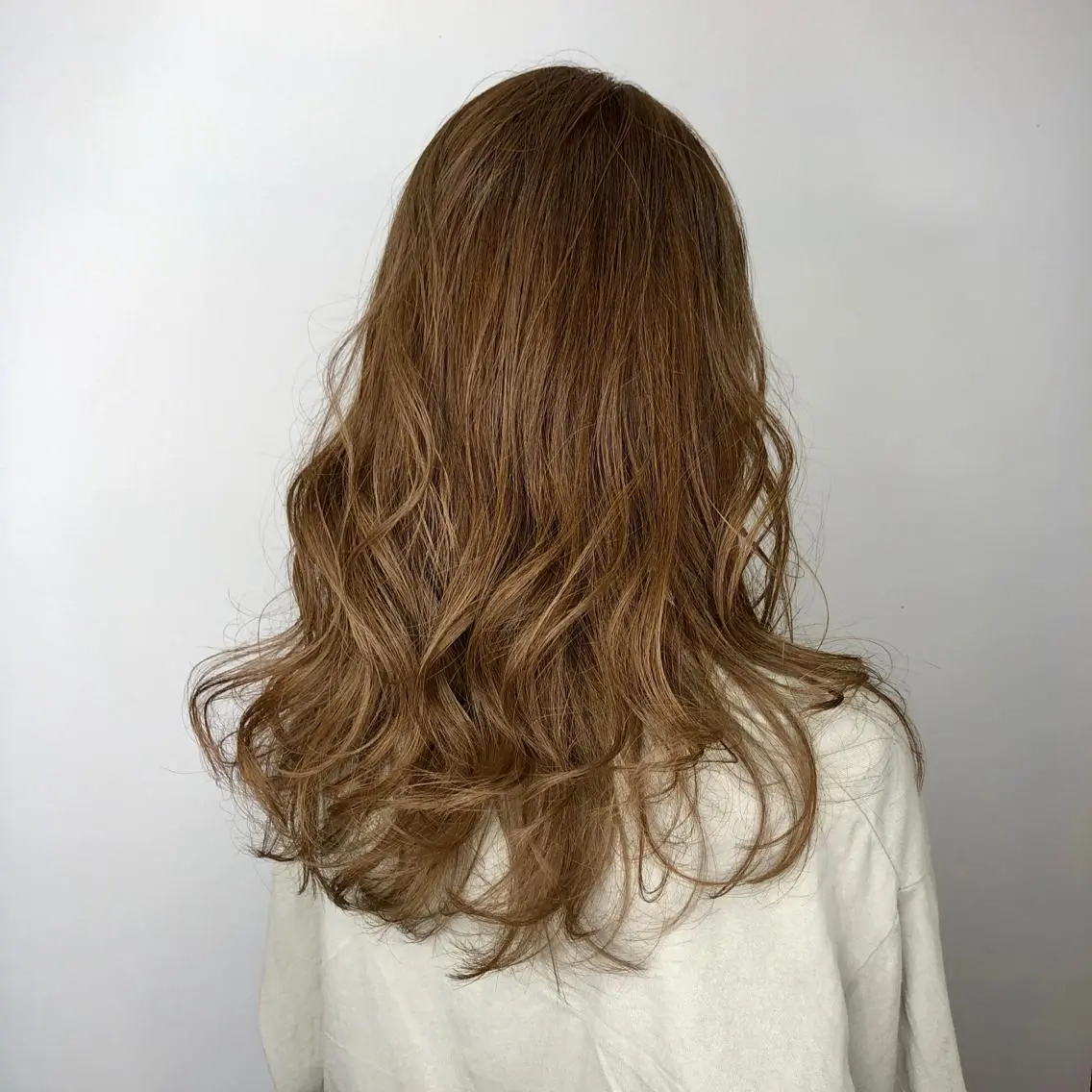 セミロング ヘアカラー 冨田 義智のヘアスタイル