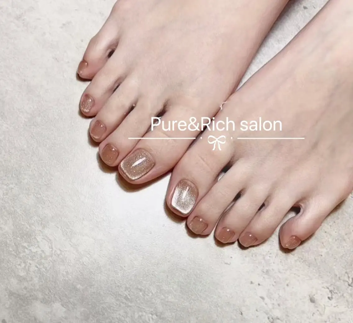 ネイル フットネイル 💫 Tsuki_Nailのネイルデザイン