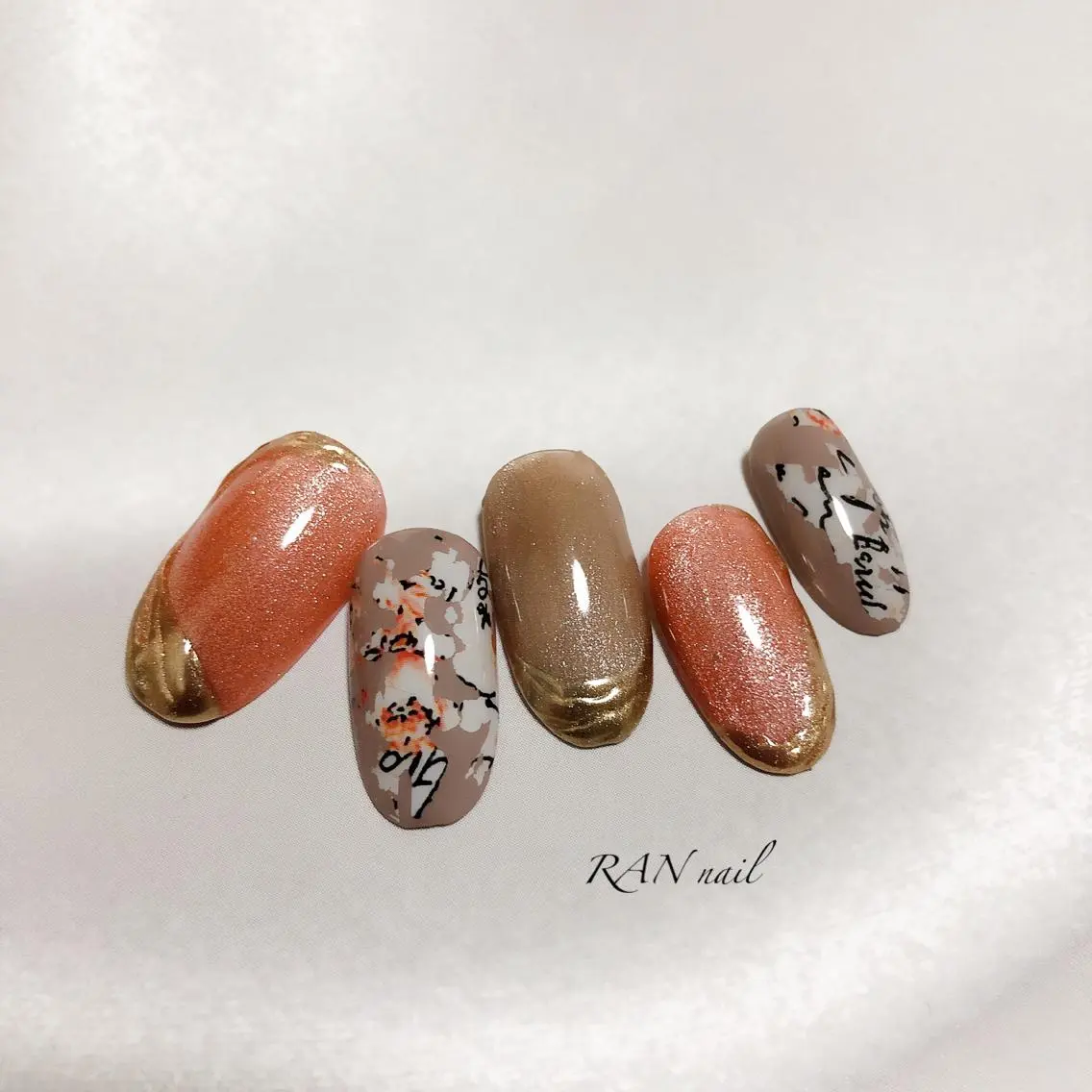 ネイル 桜ネイル 入学式 フラワーネイル フットネイル 卒業式 ハンドネイル フットネイル RAN nailのネイルデザイン