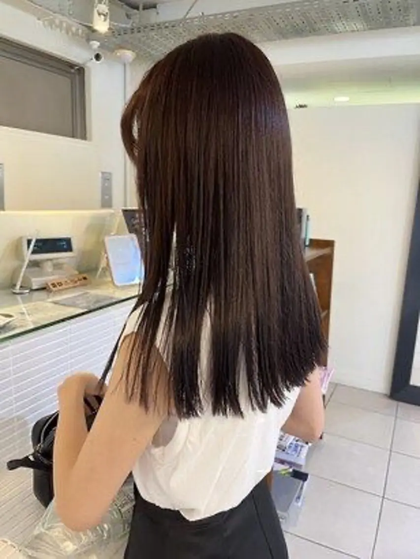 ロング 本田 央介のヘアスタイル