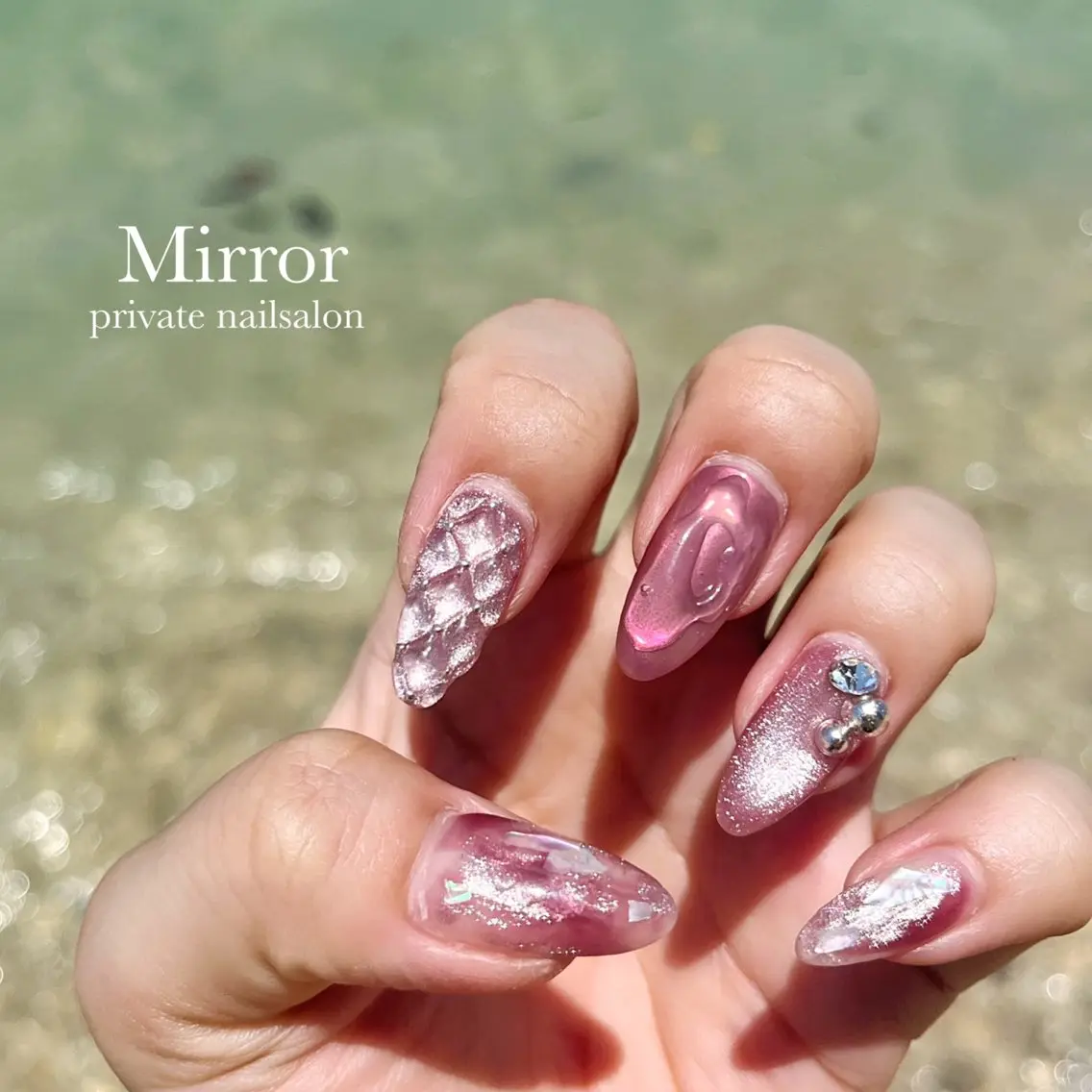 ネイル ハンドネイル nailsalon Mirrorのネイルデザイン