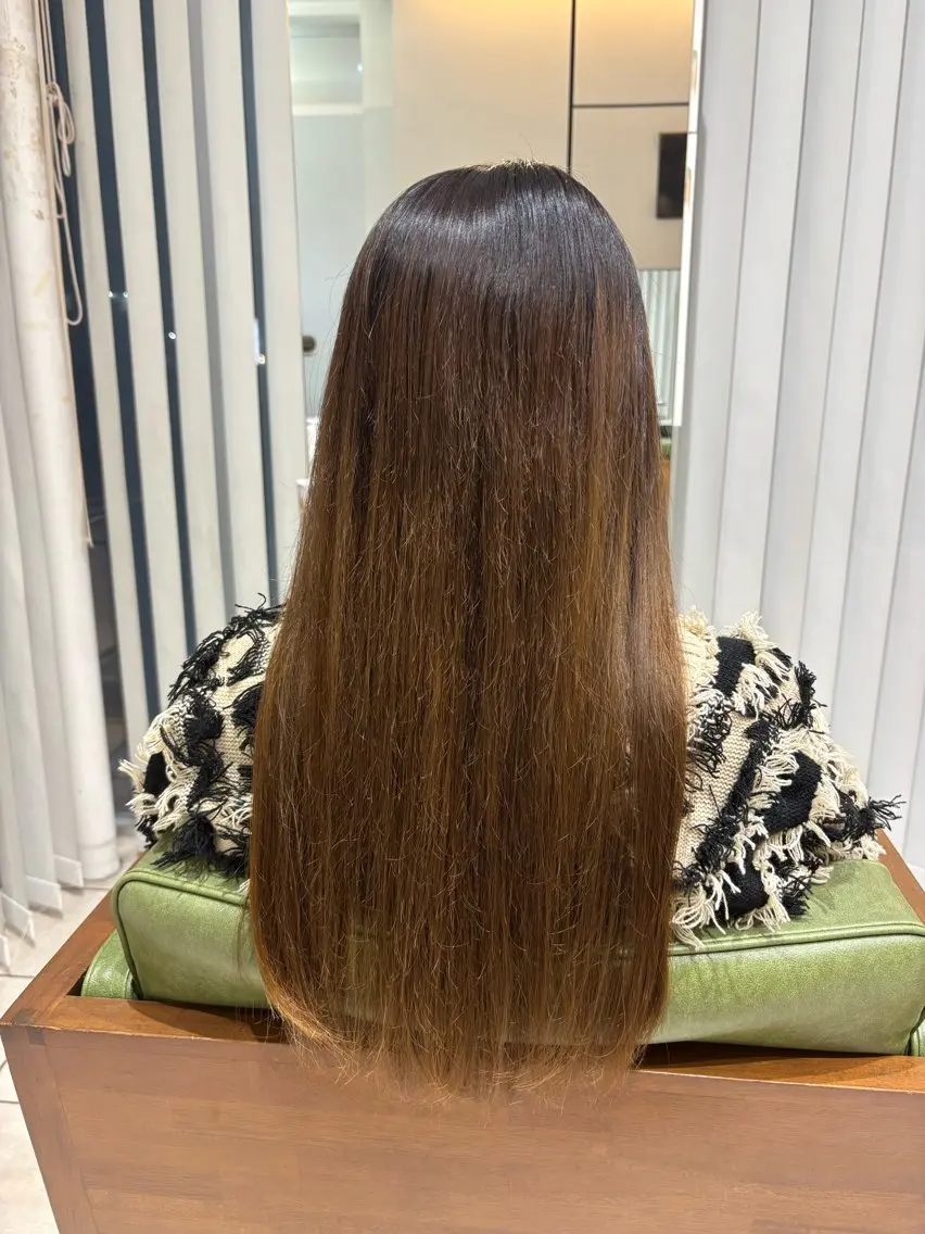 ロング パーマ 髪質改善 ストレートパーマ 縮毛矯正 メンズ特化/ 安藤太一のヘアスタイル