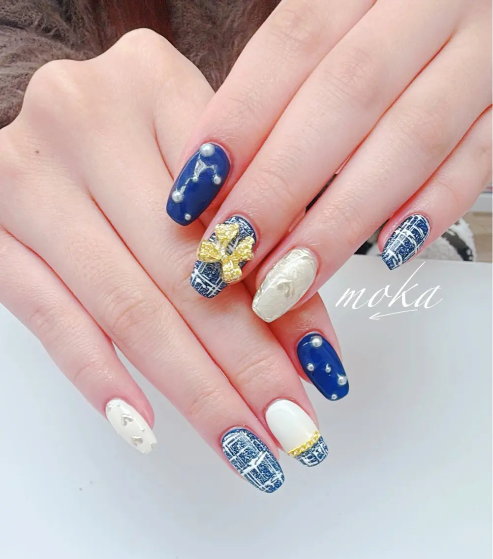 ネイル ハンドネイル ハンドケア 胡蝶蘭レディースサロ ンNailMOKAのネイルデザイン