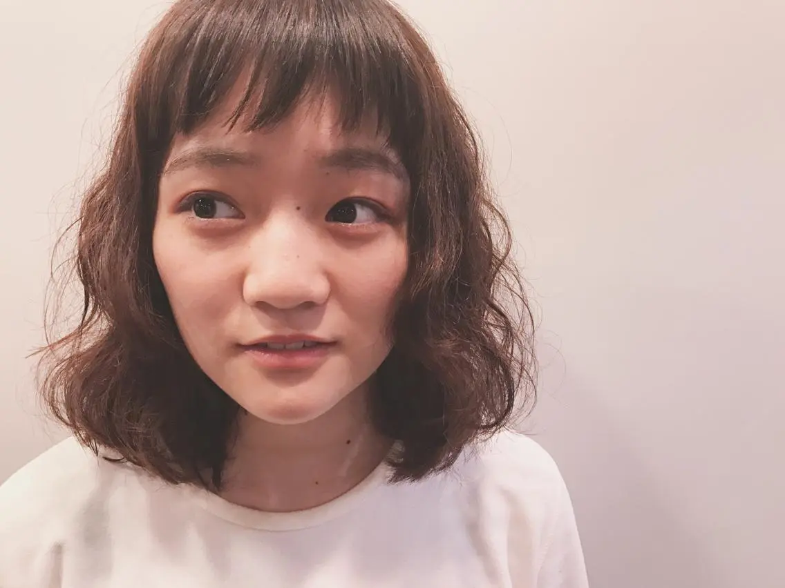 ミディアム カラー パーマ 土屋かすみ✁︎. ꙳ 姫カットのヘアスタイル
