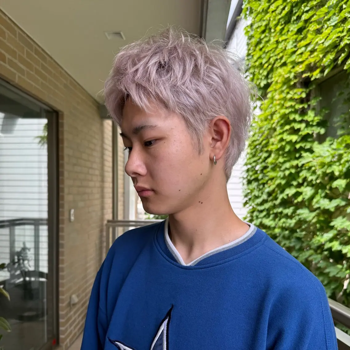 ショート カラー メンズ メンズブリーチ メンズハイトーン ブリーチ ブロンド ハイトーンカラー ヘアカラー ハイトーン/ベージュ /流星💫のヘアスタイル