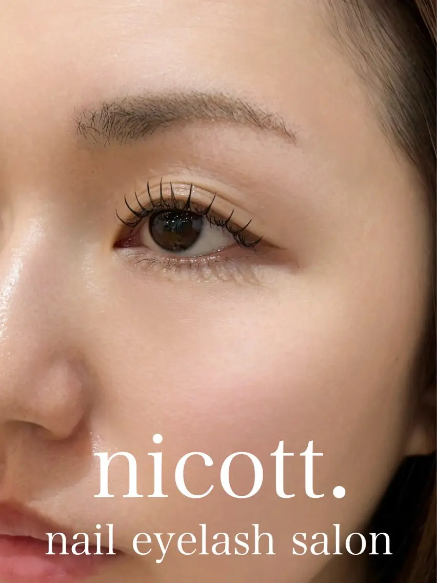 マツエク・マツパ 束感まつ毛 マツエク nicott. mayukaのマツエク・マツパデザイン