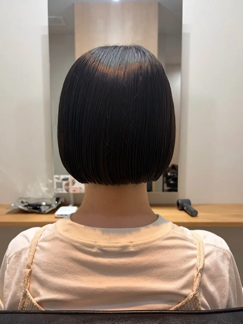 ショート ボブ カット ヘアカラー トリートメント china/ボブ /レイヤーカットのヘアスタイル