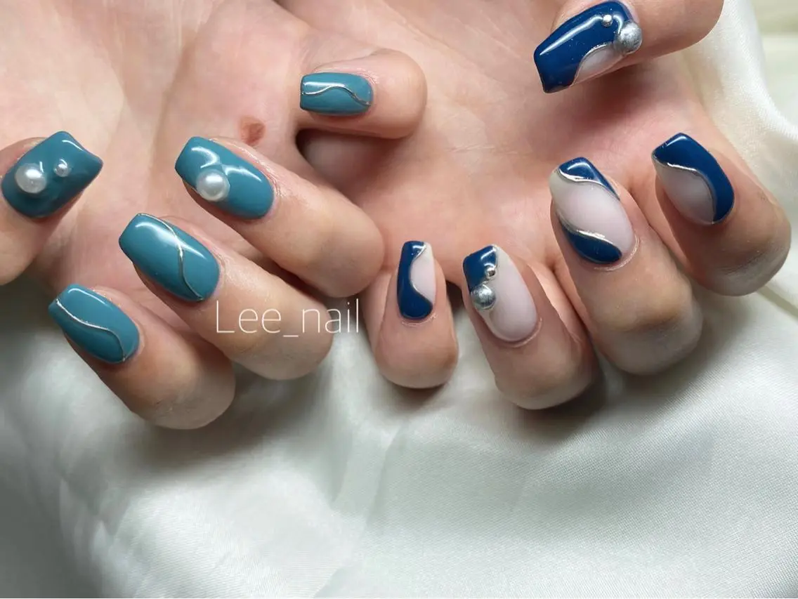 ネイル ニュアンスネイル Lee_ nailのネイルデザイン