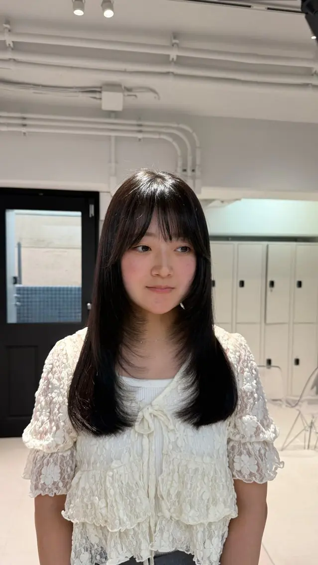 ロング カラー 縮毛矯正 トリートメント naturalカラー / Rukaのヘアスタイル