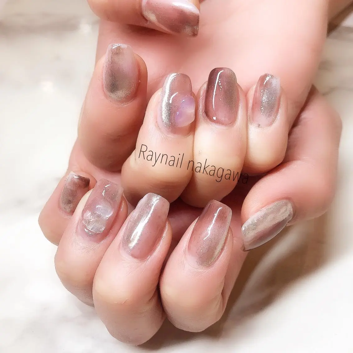 ネイル ニュアンスネイル nailstudio ′ecoleのネイルデザイン