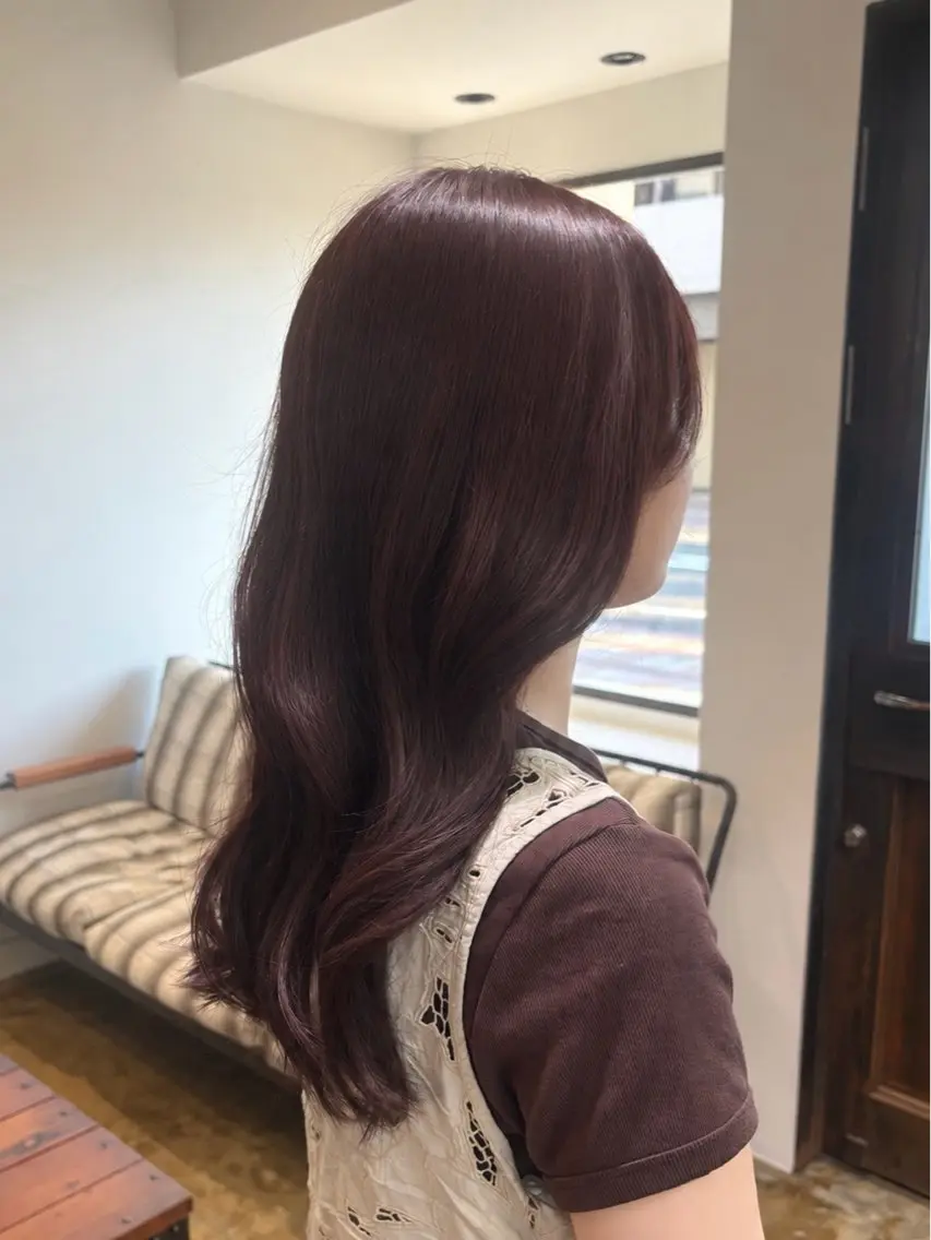 カラー ラベンダーカラー ヘアカラー en:s/新潟 /万代🎀miyuのヘアスタイル