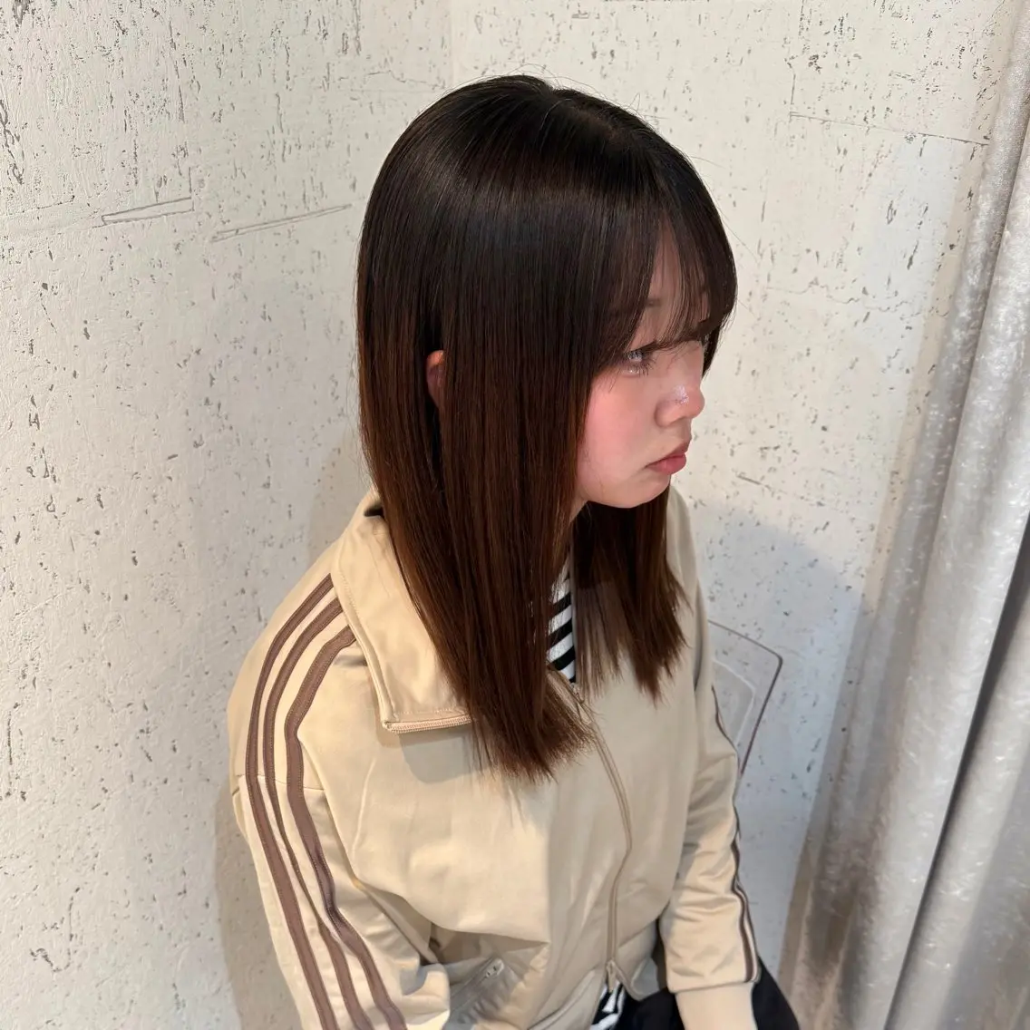 ミディアム カラー パーマ 縮毛矯正 mai / linoah˚✧のヘアスタイル