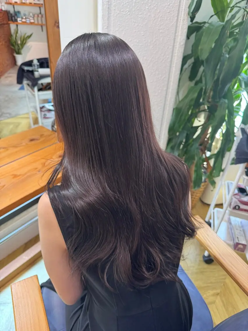 ロング ヘアカラー Kaori🌈透明感 カラー / 髪質改善のヘアスタイル