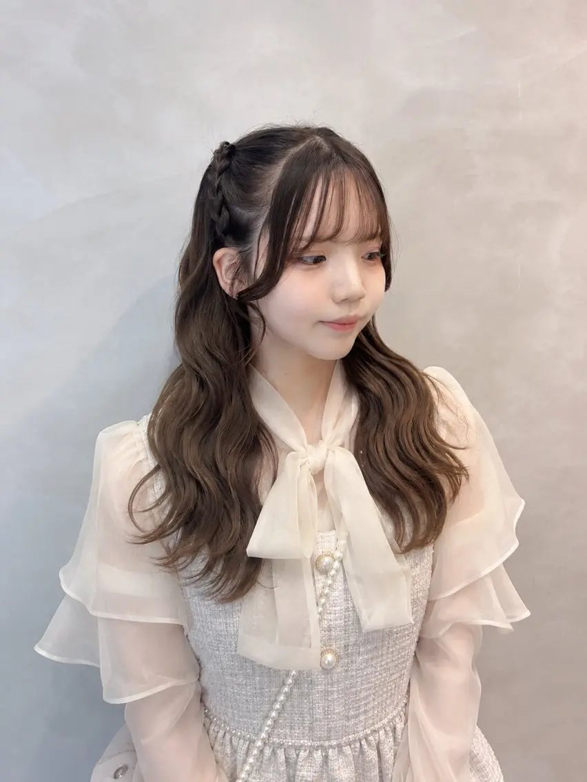 ロング 推し活アレンジ🎀 艶カラー￤nanoのヘアスタイル