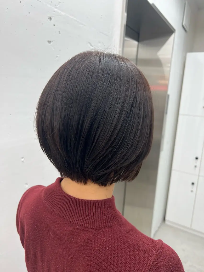ショート ショートヘア 小顔カット カット 🌷︎あすか🌷 JILLSTUDIOのヘアスタイル