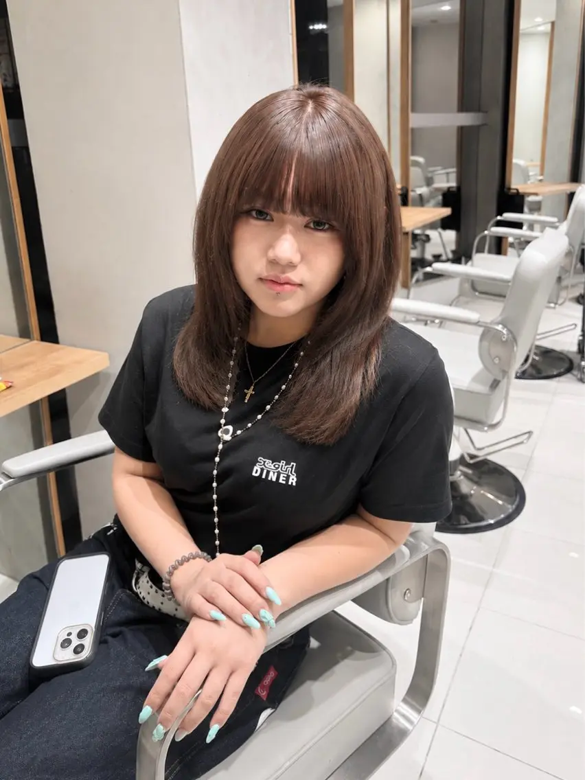 カラー ヘアカラー トリートメント 💚カラーモデル募集 中⚽️ibuki💚のヘアスタイル