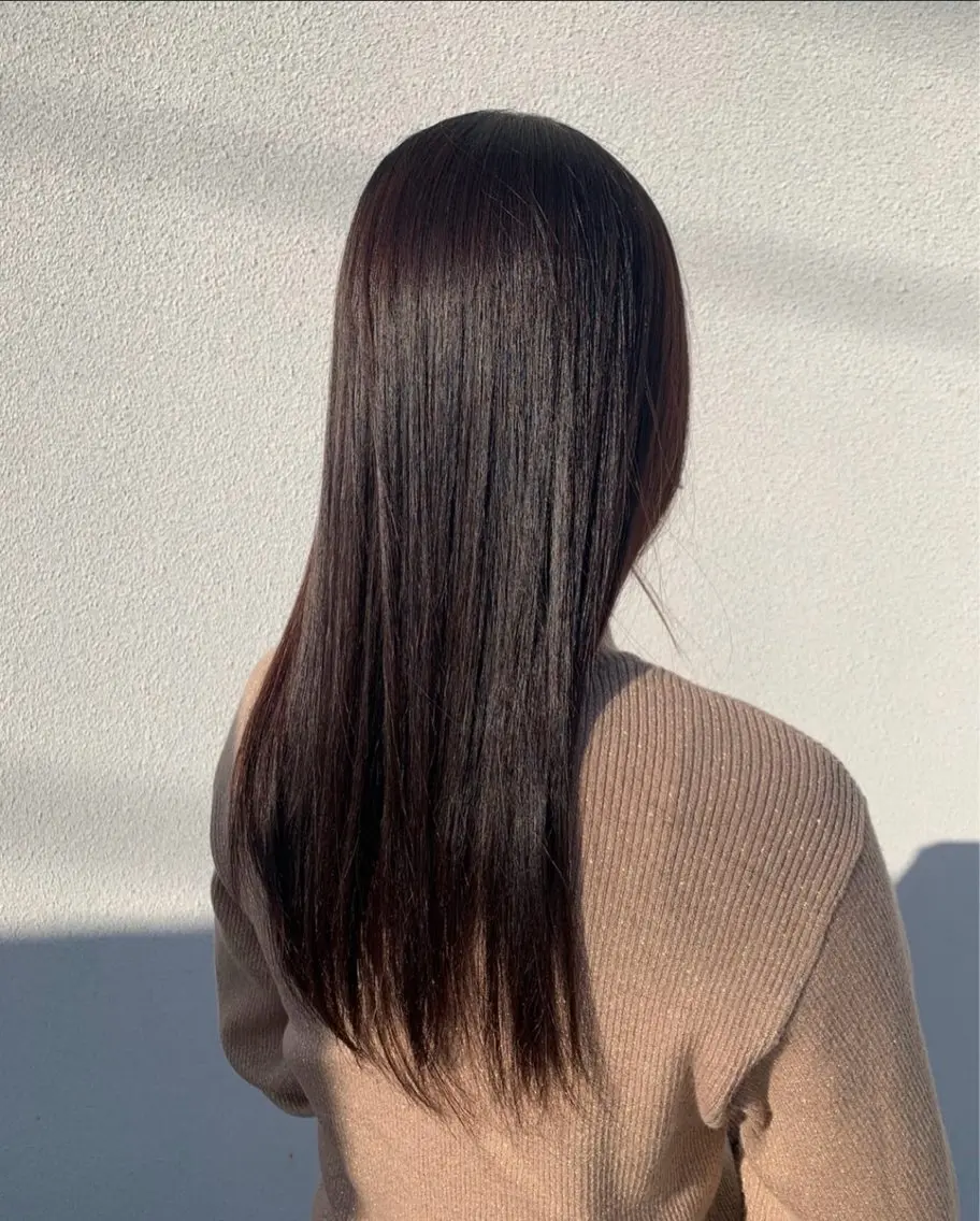 ロング ヘアカラー トリートメント 💜堀 有紀💜のヘアスタイル