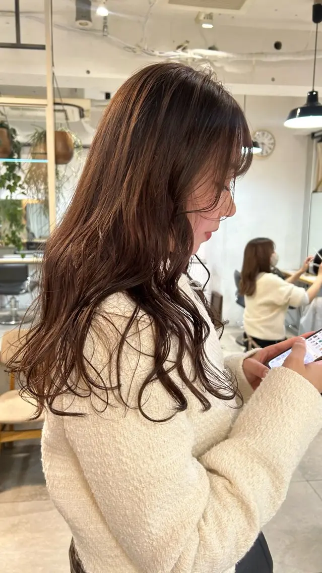 セミロング カラー ❕マンツーマン施術❕ 🍊Moemiのヘアスタイル