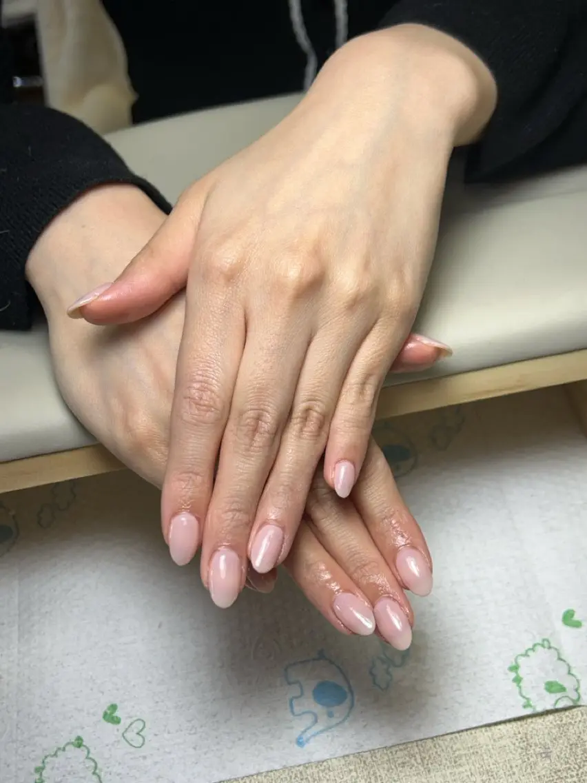 ネイル アートネイル チークネイル 長さ出し フレンチネイル ジェルネイル 🦋new Nail🦋ニノのネイルデザイン