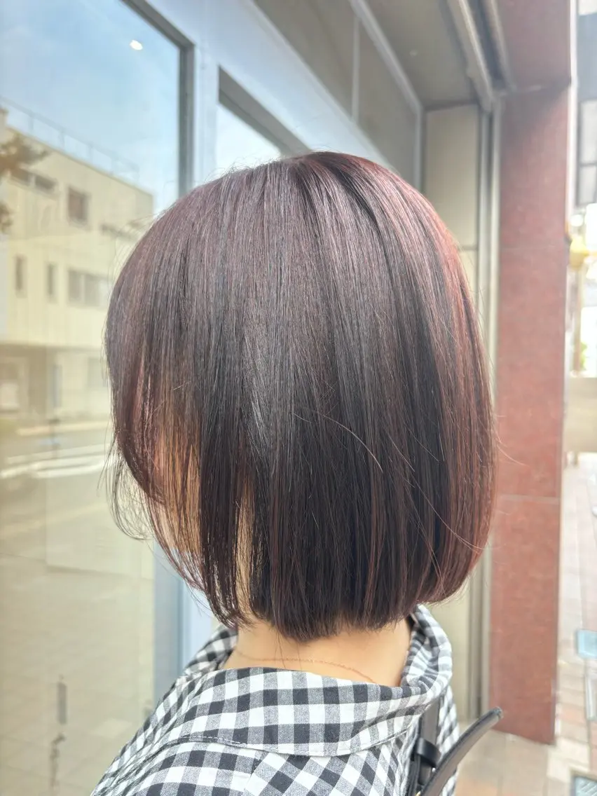 ミディアム 大木 華のヘアスタイル