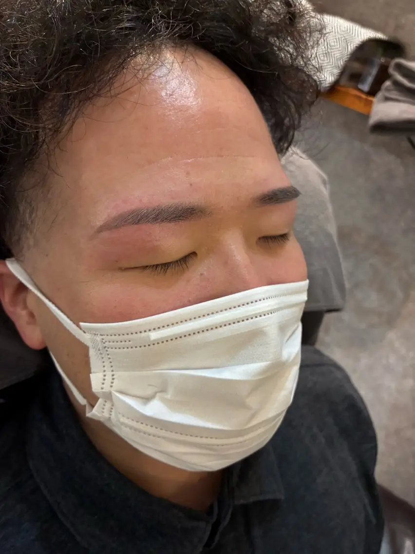 メンズ アイブロウ メンズアイブロウ ワックス脱毛 眉カット その他(アイブロウ) AI🌙登戸/ 骨格分析/眉/まつ毛の眉毛・アイブロウイメージ