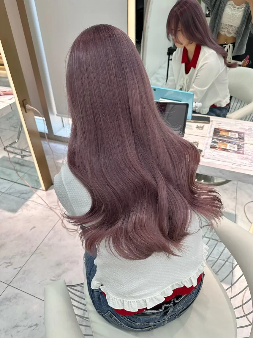 ロング カラー カット ヘアカラー トリートメント 🍒楓🍒北九州1 艶カラー作る人🎨のヘアスタイル