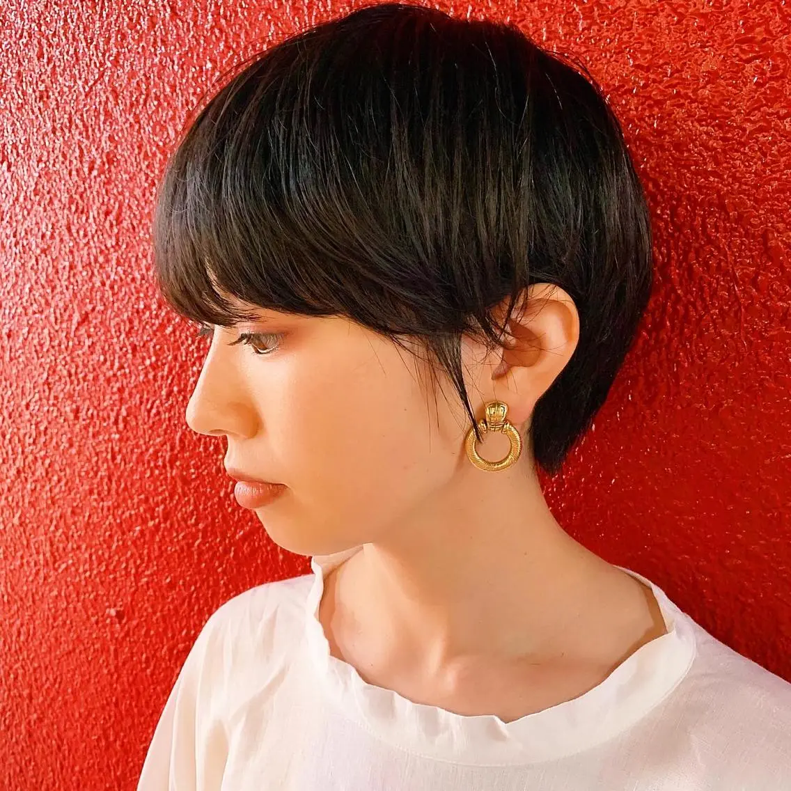 ショート カラー 中川 竜誠のヘアスタイル