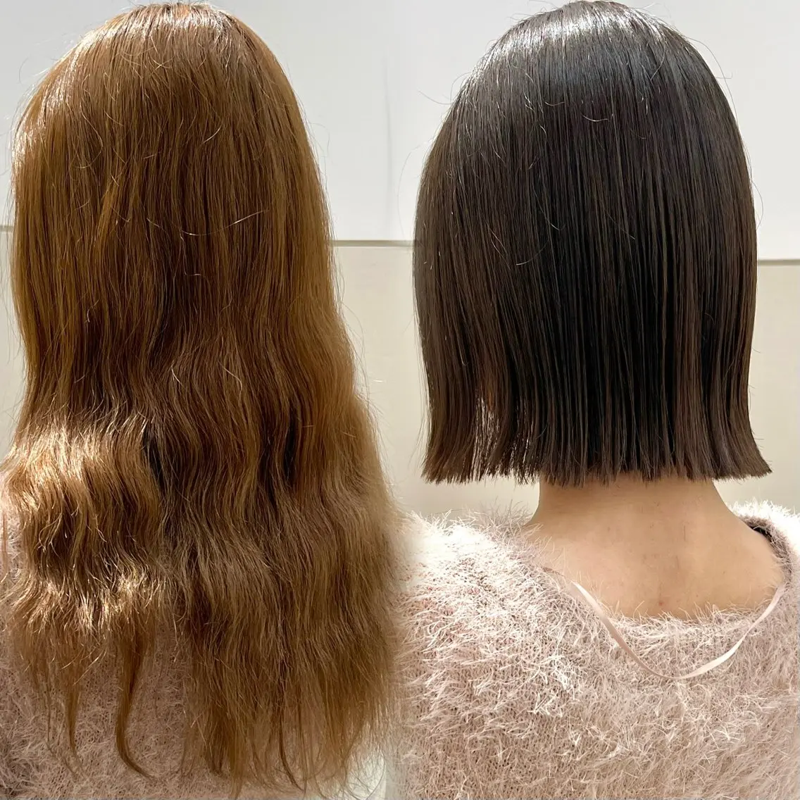 ミディアム カット ヘアカラー トリートメント ボブ限定🎀 エミリのヘアスタイル