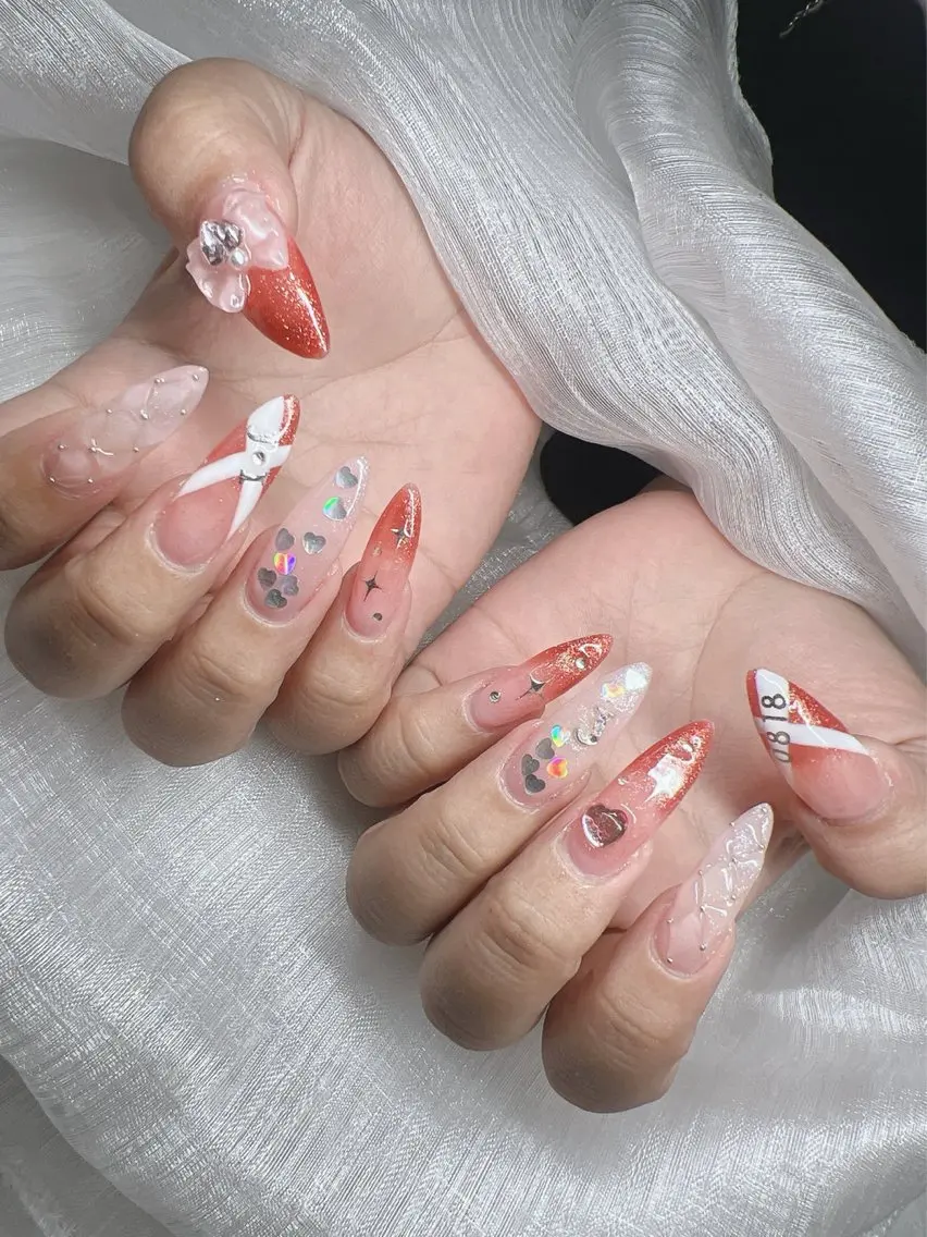 ネイル Lee Nails チップ長さだし専門店のネイルデザイン