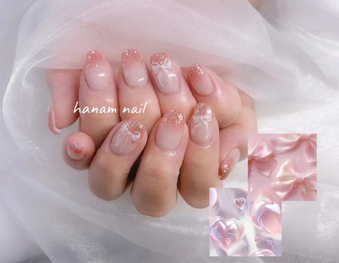 ネイル hanam nail 🌿🩵ハナムネイルのネイルデザイン
