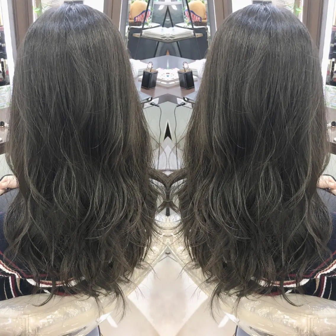 セミロング カラー 寺内 紳悟のヘアスタイル