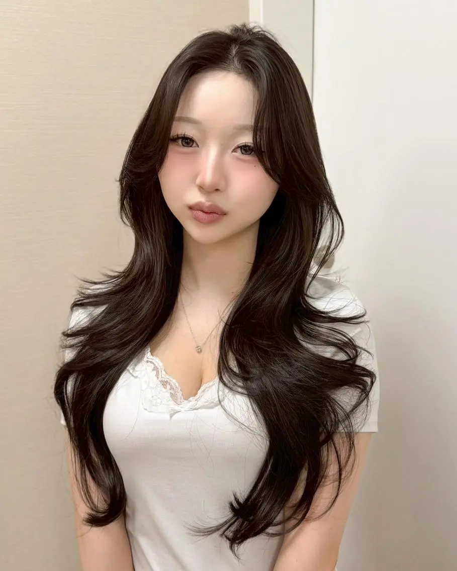 🇰🇷韓国SALE🇰🇷カット➕カラー➕オリジナルトリートメント➕炭酸SPA➕コテ巻き仕上げ🪞の写真