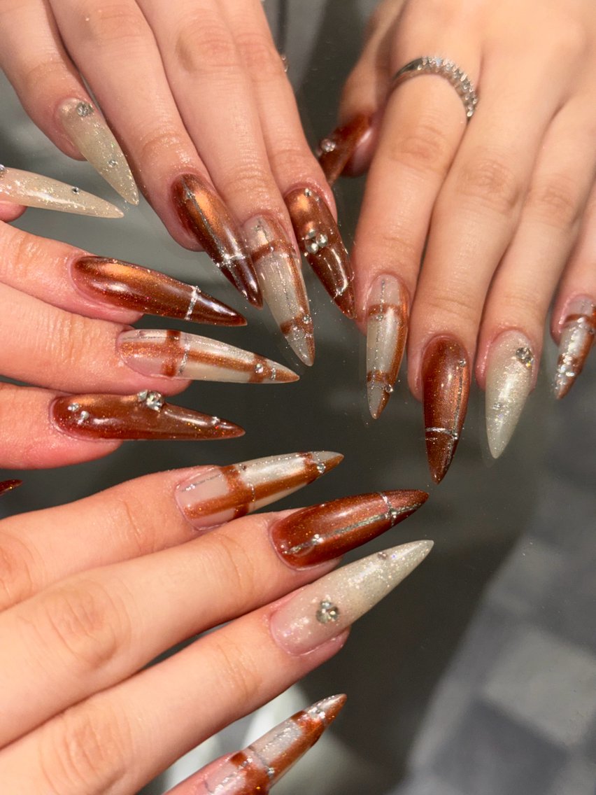 ネイル 韓国ネイル シンプルネイル ワンホンネイル ハンドネイル CoMo Nailのネイルデザイン