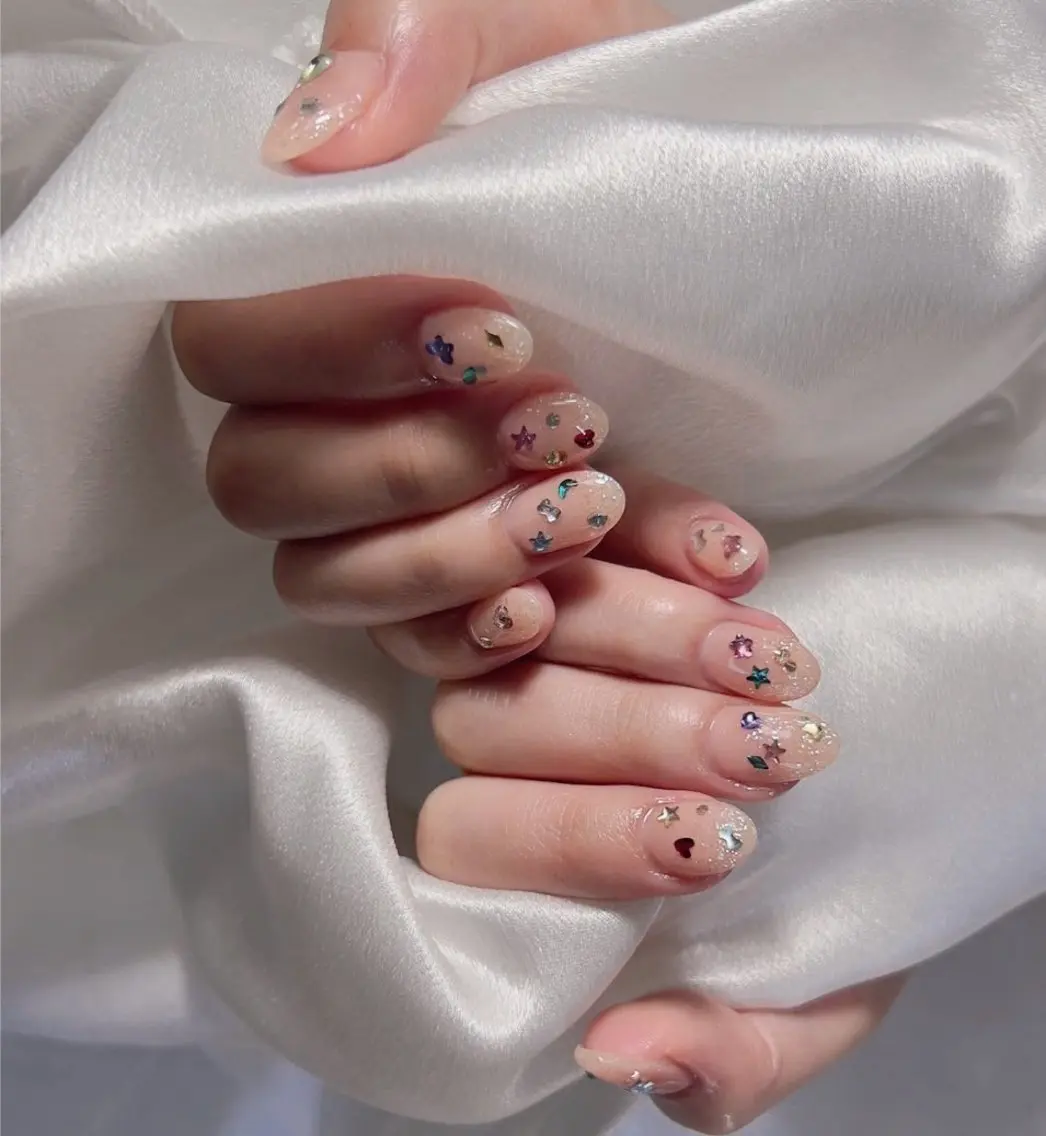 ネイル ジェルネイル 夏ネイル ハンドネイル Sunset Nail 柏のネイルデザイン