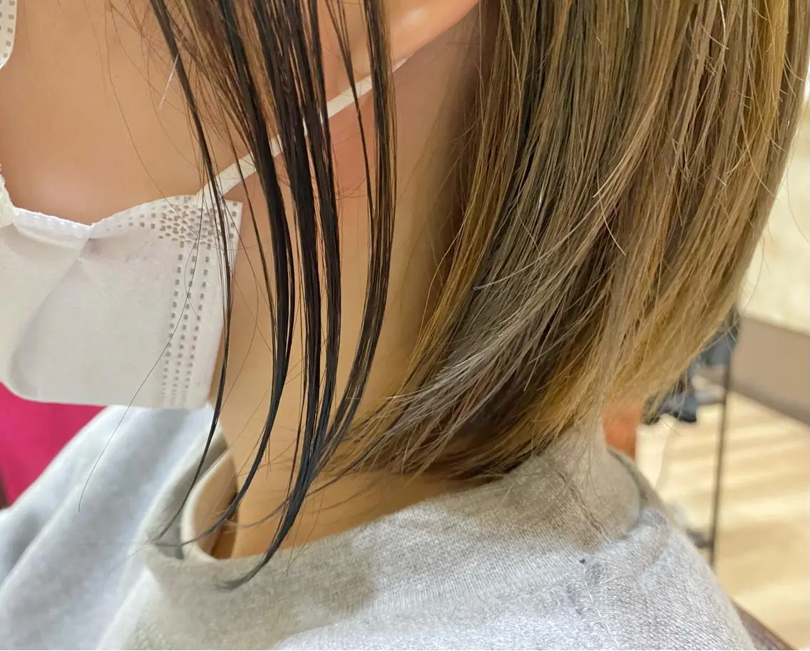 ショート カラー インナーカラー 東田 恋のヘアスタイル