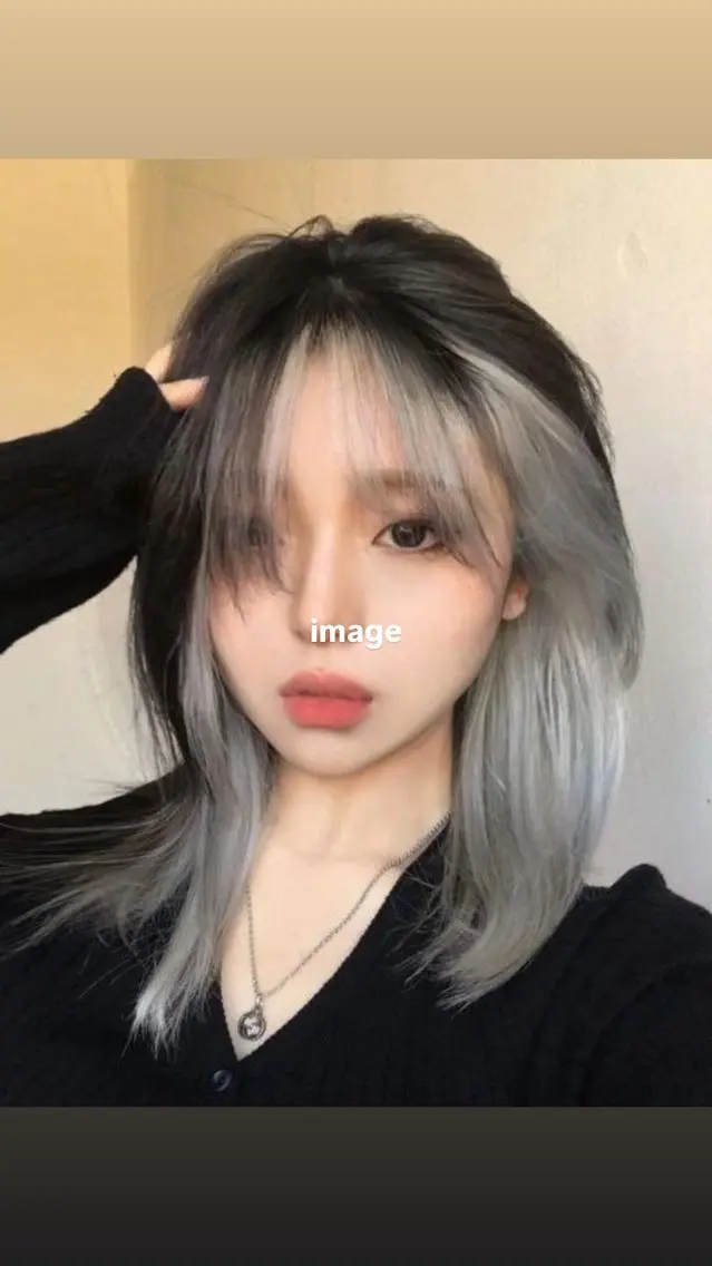 カラー インナーカラー MINX 白石 漣のヘアスタイル