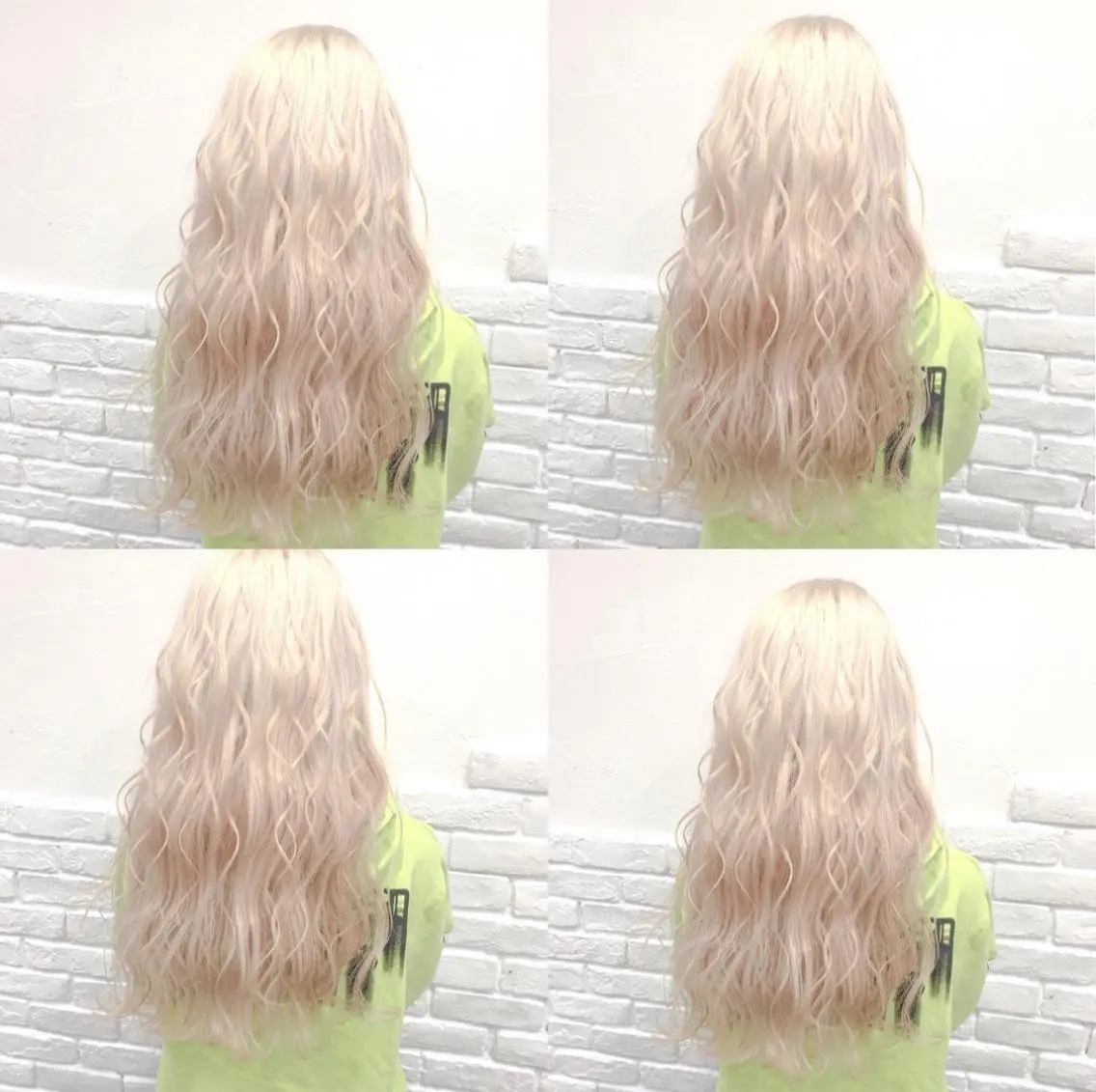 ロング カラー ヘアアレンジ アッシュ ベージュカラー ブリーチ ブロンド ブルーカラー メンズスタイル ly本厚木のヘアスタイル