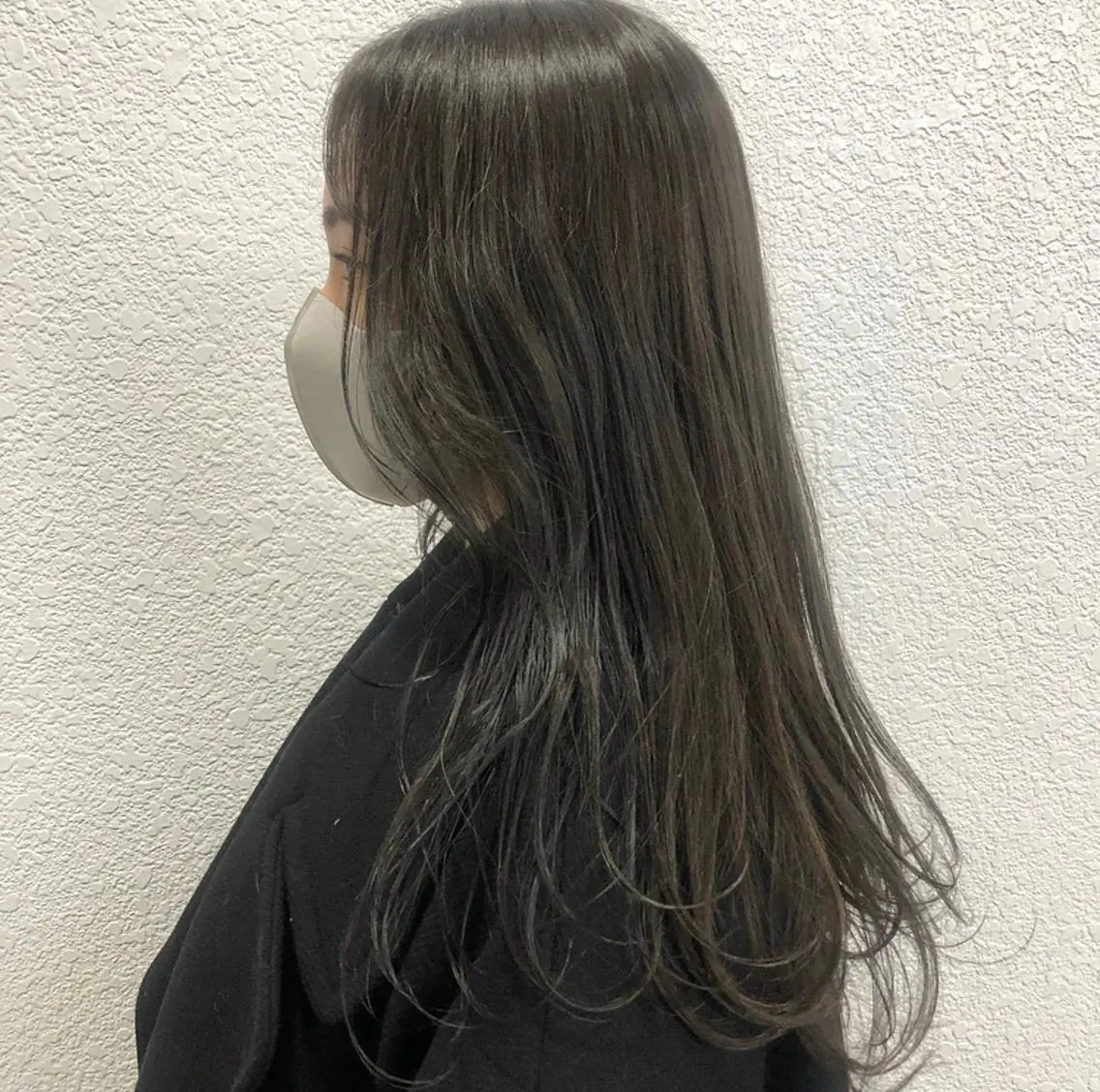 ロング カラー 透明感カラー 渋谷 留菜のヘアスタイル