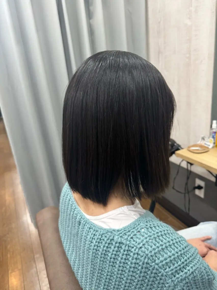 ミディアム 髪質改善 縮毛矯正 TELA HAIR 幕張本郷店　千尋のヘアスタイル