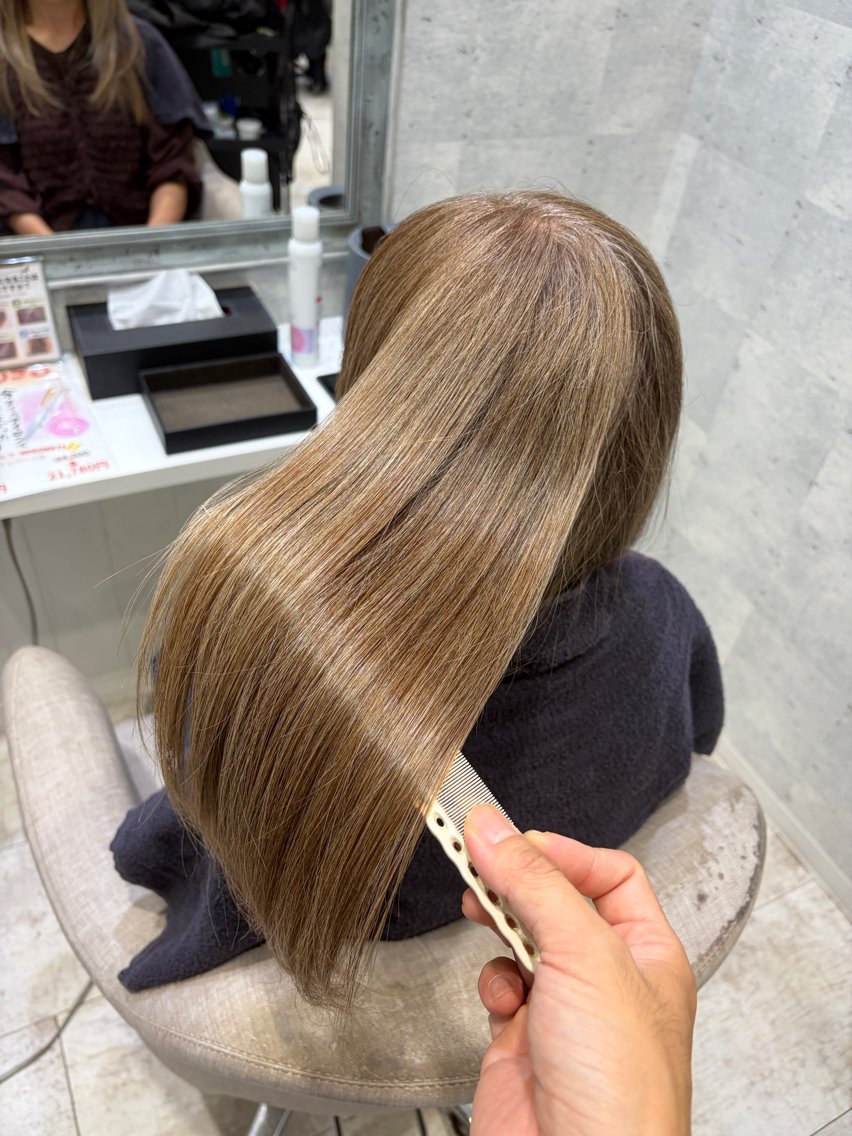 ロング カット ヘアカラー トリートメント 西山 将太のヘアスタイル