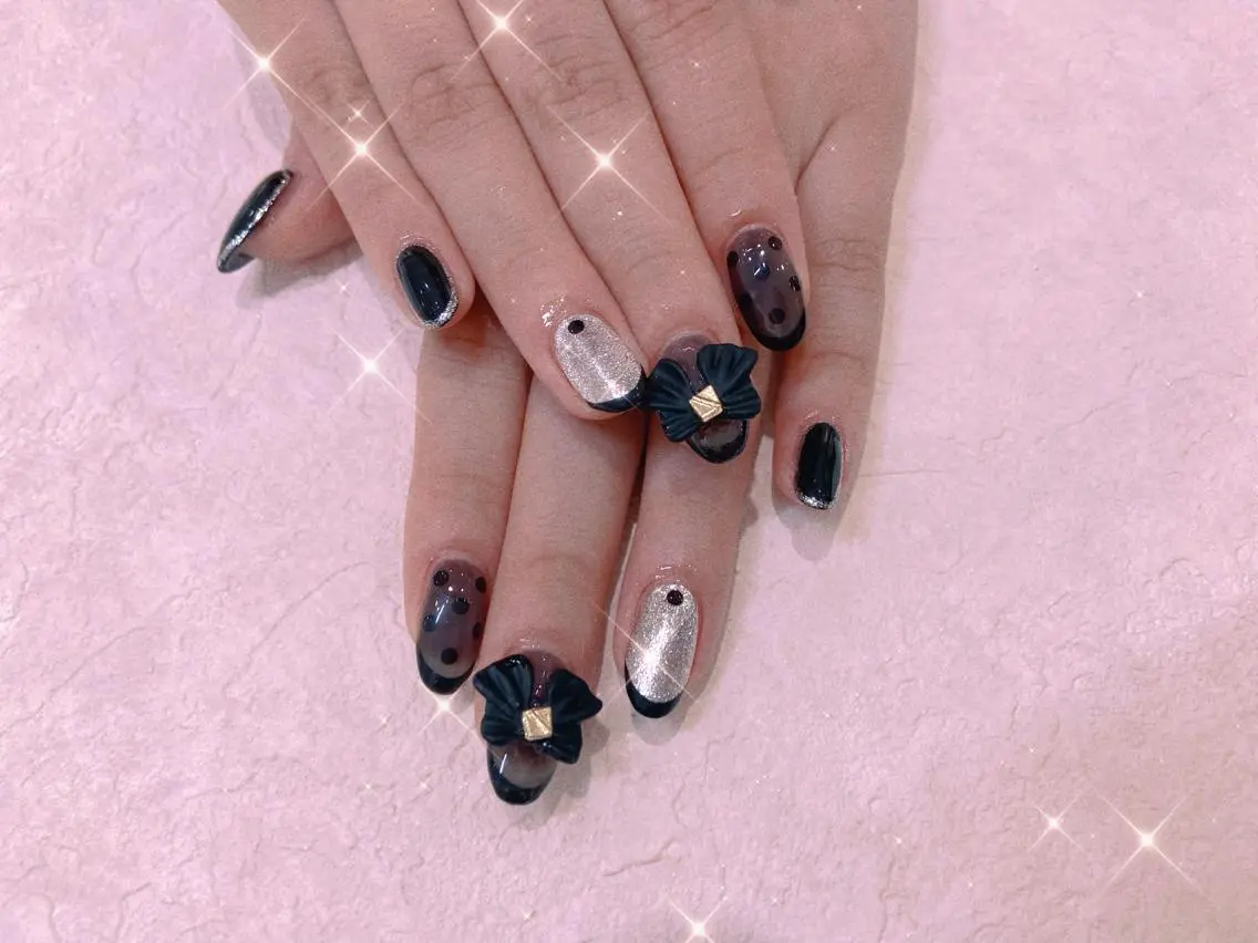 ネイル アートネイル フラッシュネイル フラワーネイル フットネイル フレンチネイル Moci Nail Salonのネイルデザイン
