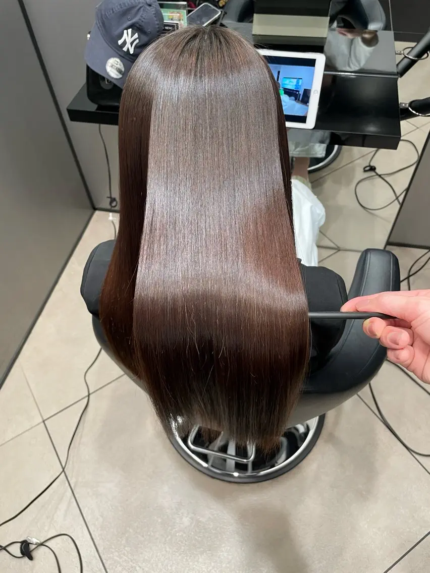ロング 松尾 祐輝のヘアスタイル