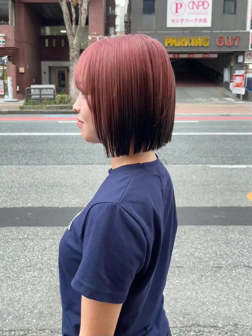 ショート ヘアカラー トリートメント 園田 渉 ◤SHIKIO◢のヘアスタイル