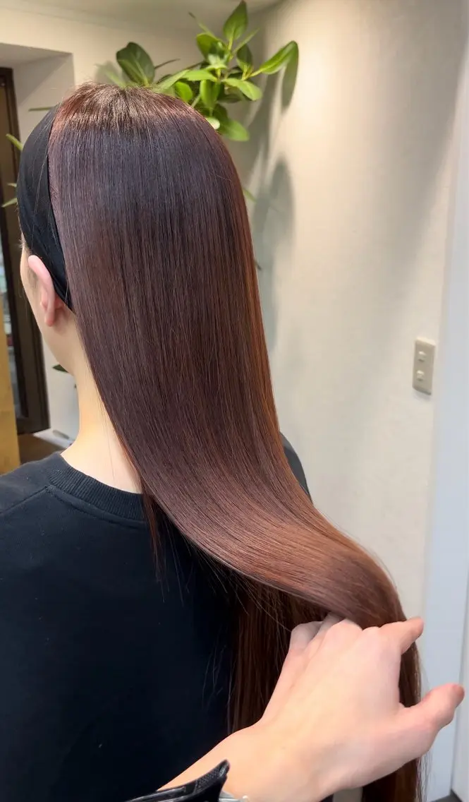 セミロング カット ヘアカラー トリートメント Irvine けんたのヘアスタイル