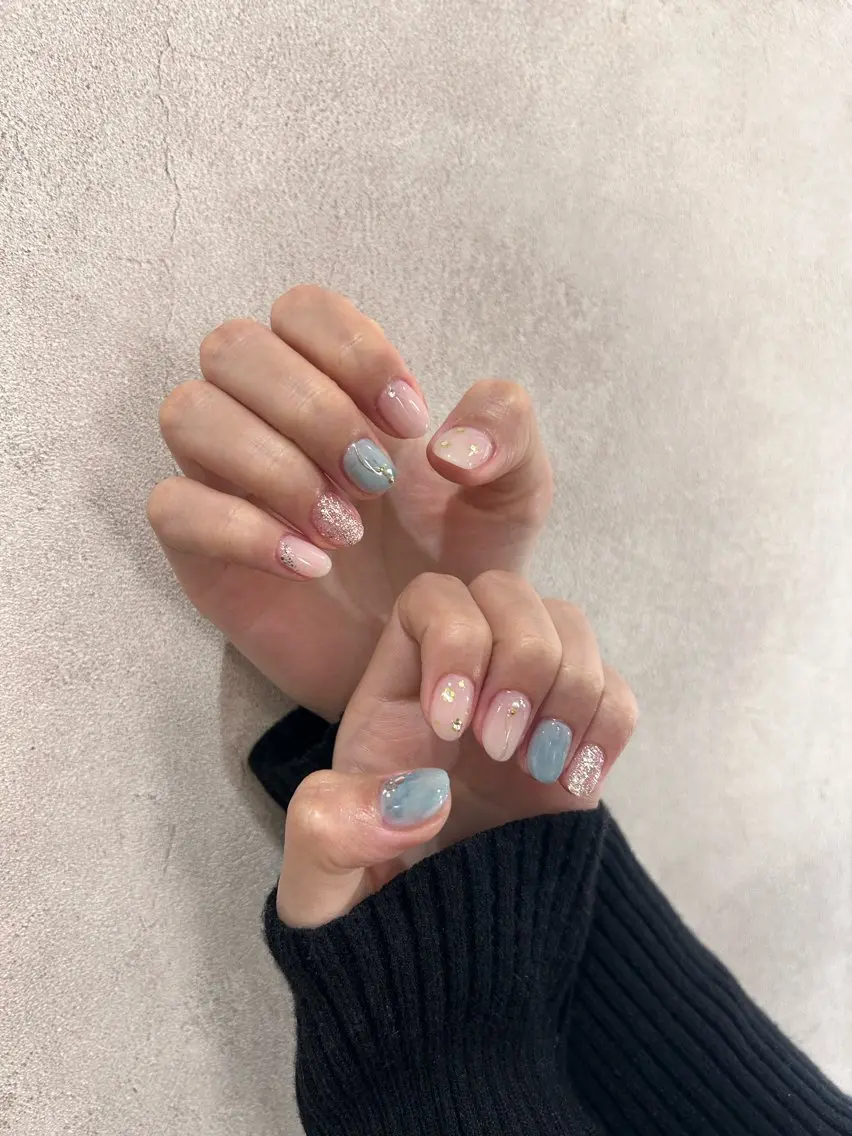 ネイル 持ち込み ハンドネイル MONICA_ HANEのネイルデザイン