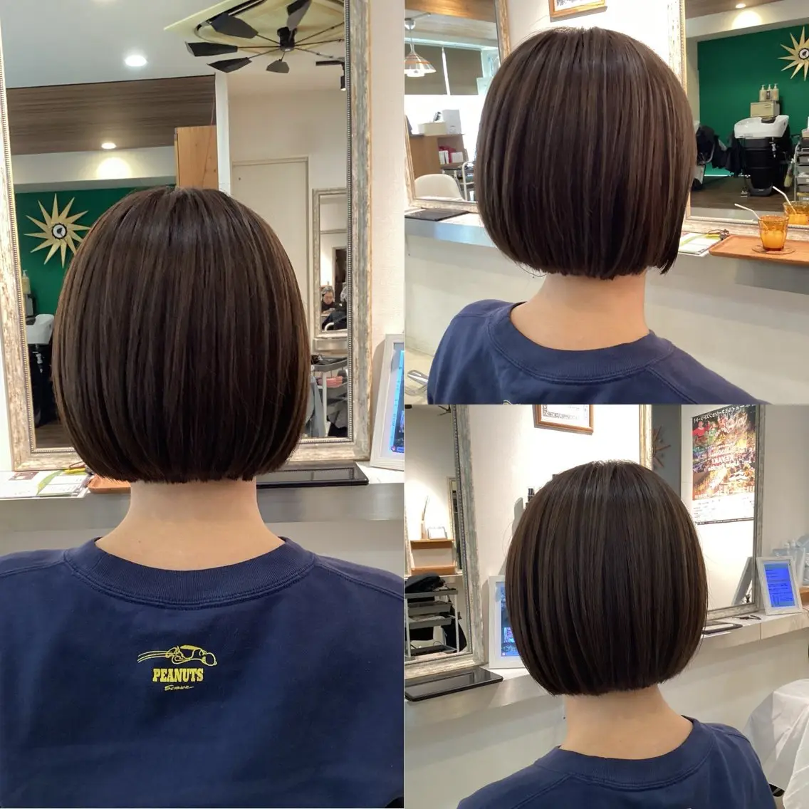 ショート カット ヘアカラー hair bonitaのヘアスタイル
