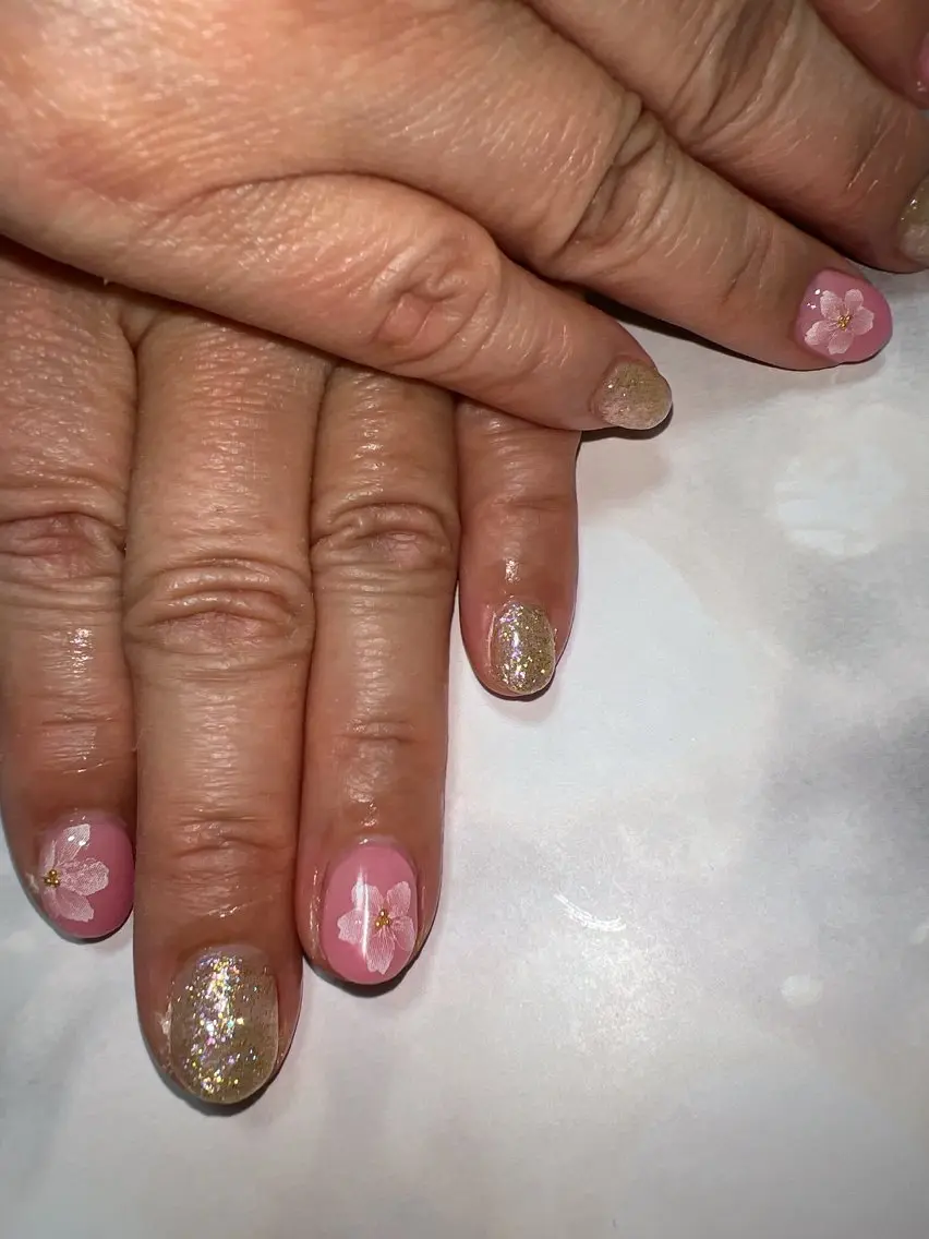 ネイル 桜ネイル coco nailのネイルデザイン