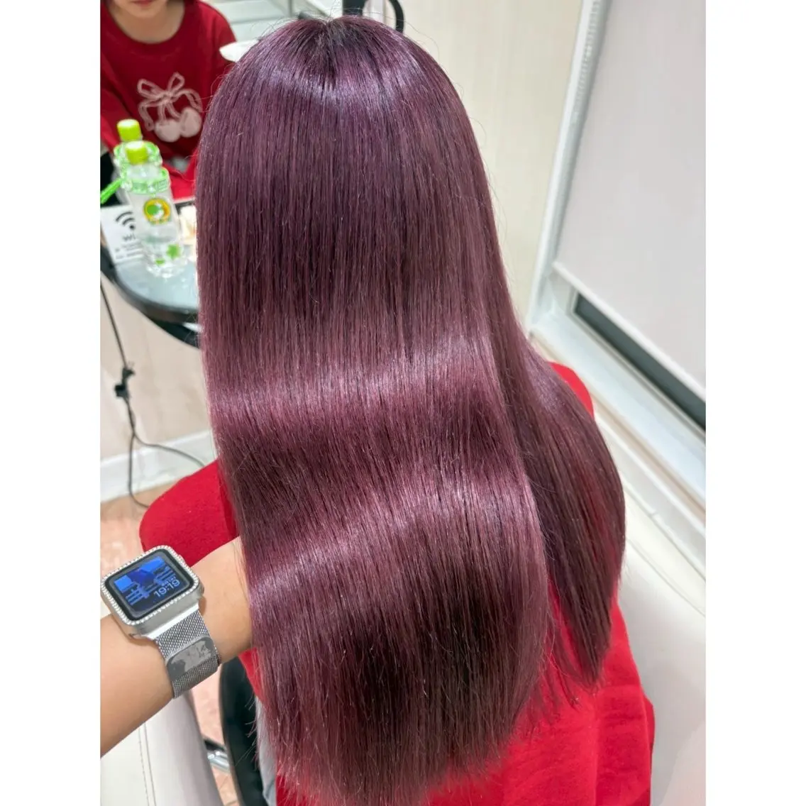 ロング カラー ヘアカラー トリートメント 韓国ヘア 🎀中川綾乃🎀のヘアスタイル