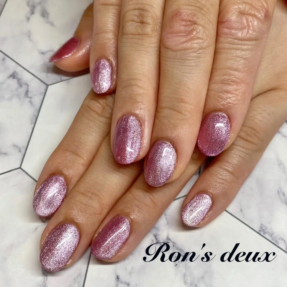 ネイル マグネットネイル Ron's nail 仙田のネイルデザイン